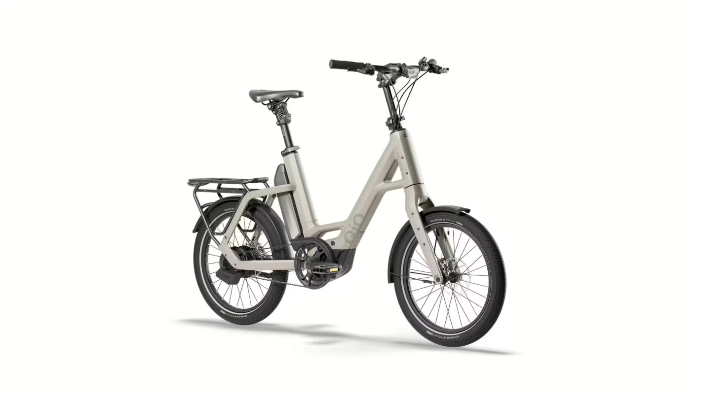 QiO Compact PXA+, unisex - 800WH, Freilauf, lunar white matt, 20"