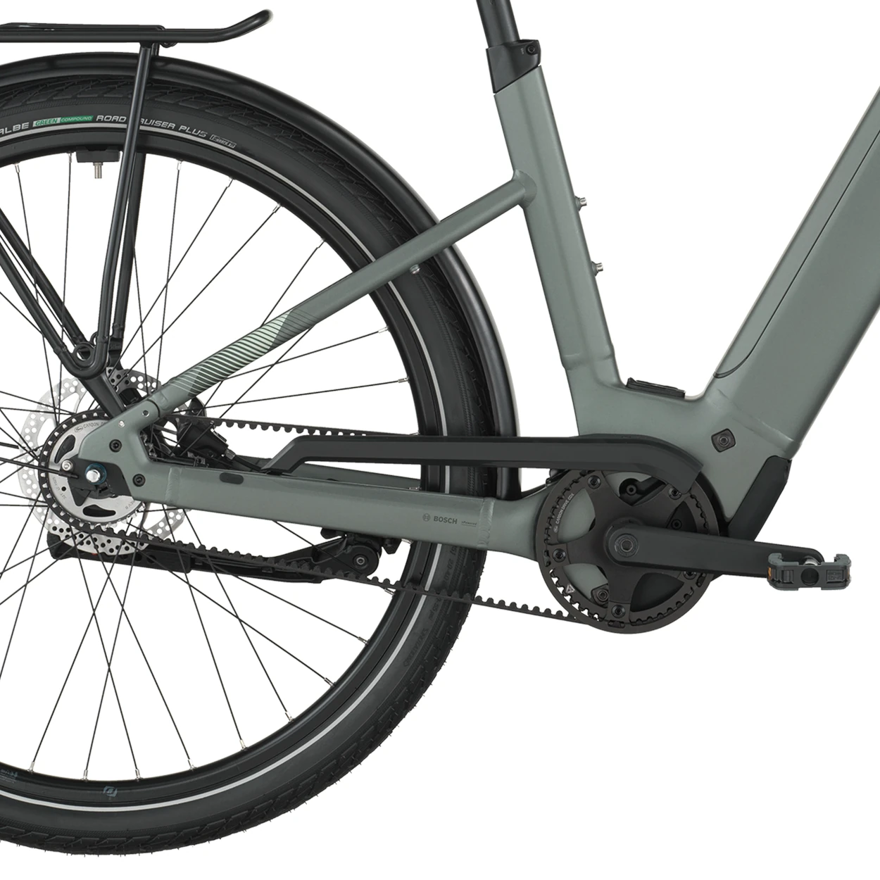 Bergamont E-Horizon Tour 30 Belt, Wave, L - 540WH, Freilauf, highland grey, 28"