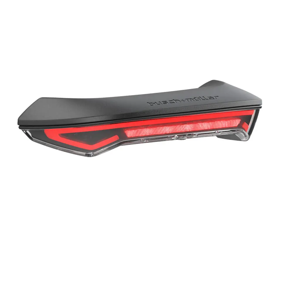 Busch + Müller Rücklicht "Kite E Brex" - mit Bremslicht & Notbremsfunktion, 6-48 V DC
