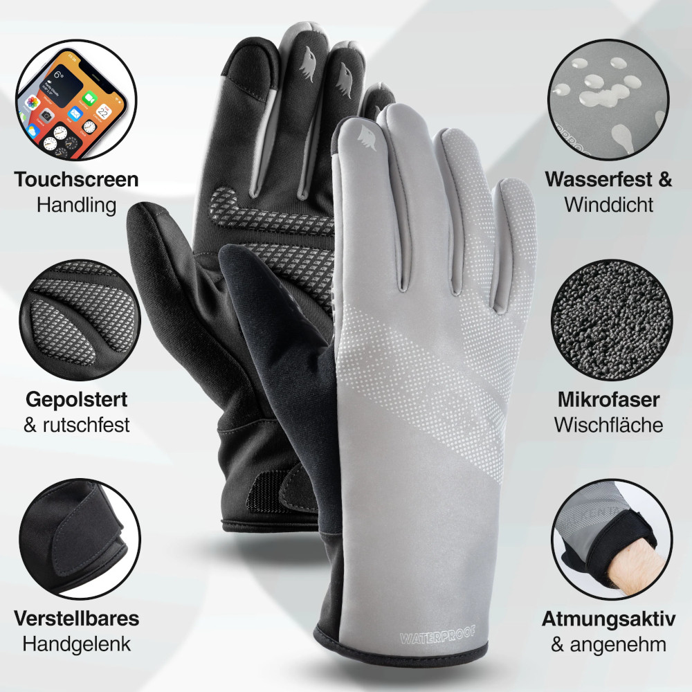 Valkental Handschuhe GloRider V2 Ultra, XL - Wasserdichter Winterhandschuh mit 3M Isolation