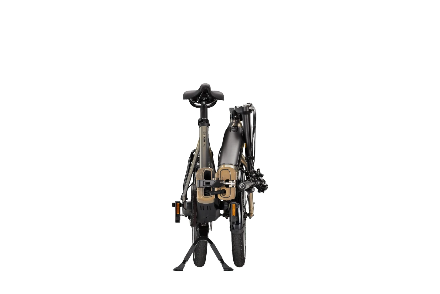 KTM Macina Fold 20, Unisex, Riemen - 500Wh, Freilauf, olive pearl (black), 20"