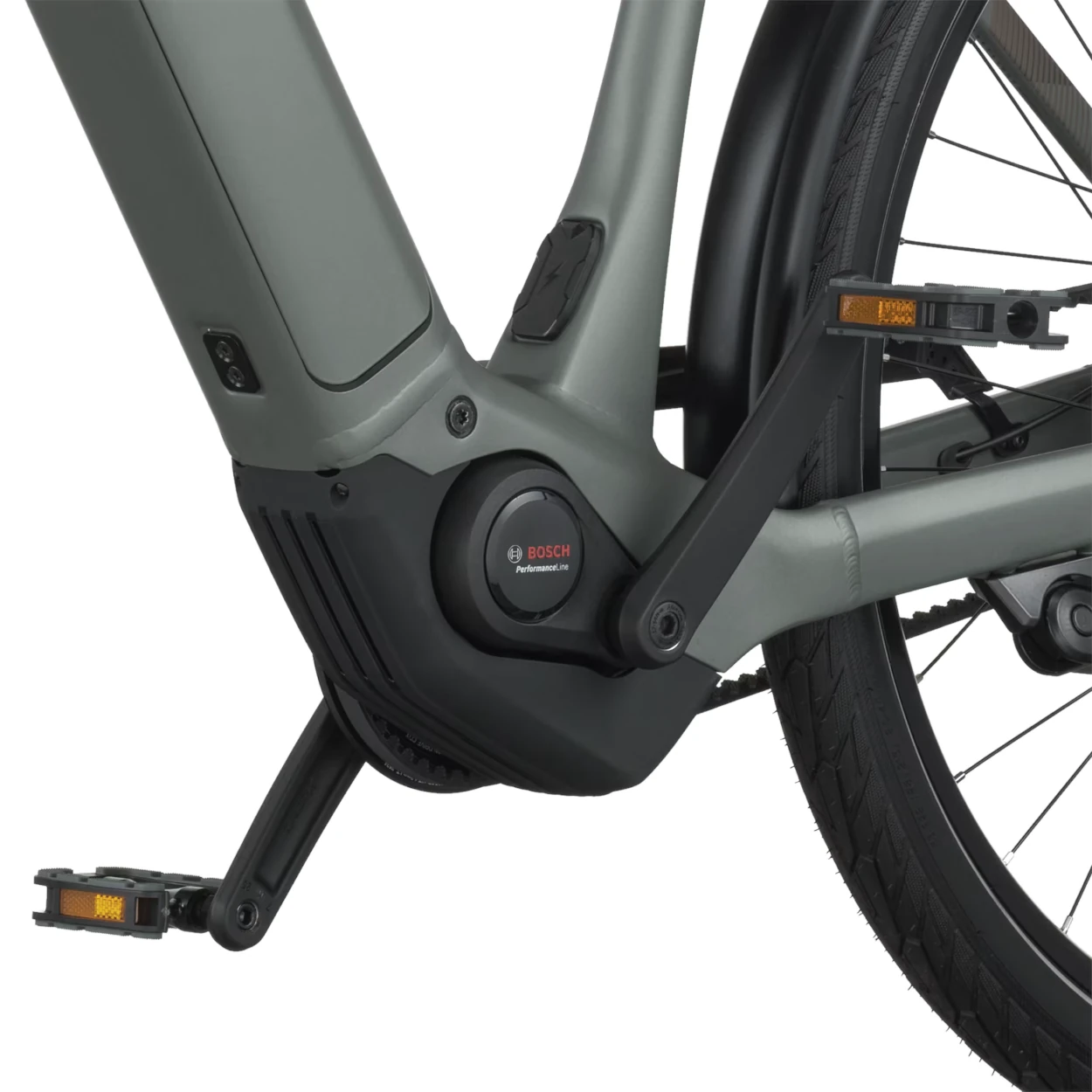 Bergamont E-Horizon Tour 30 Belt, Diamant, XL - 540WH, Freilauf, highland grey, 28"