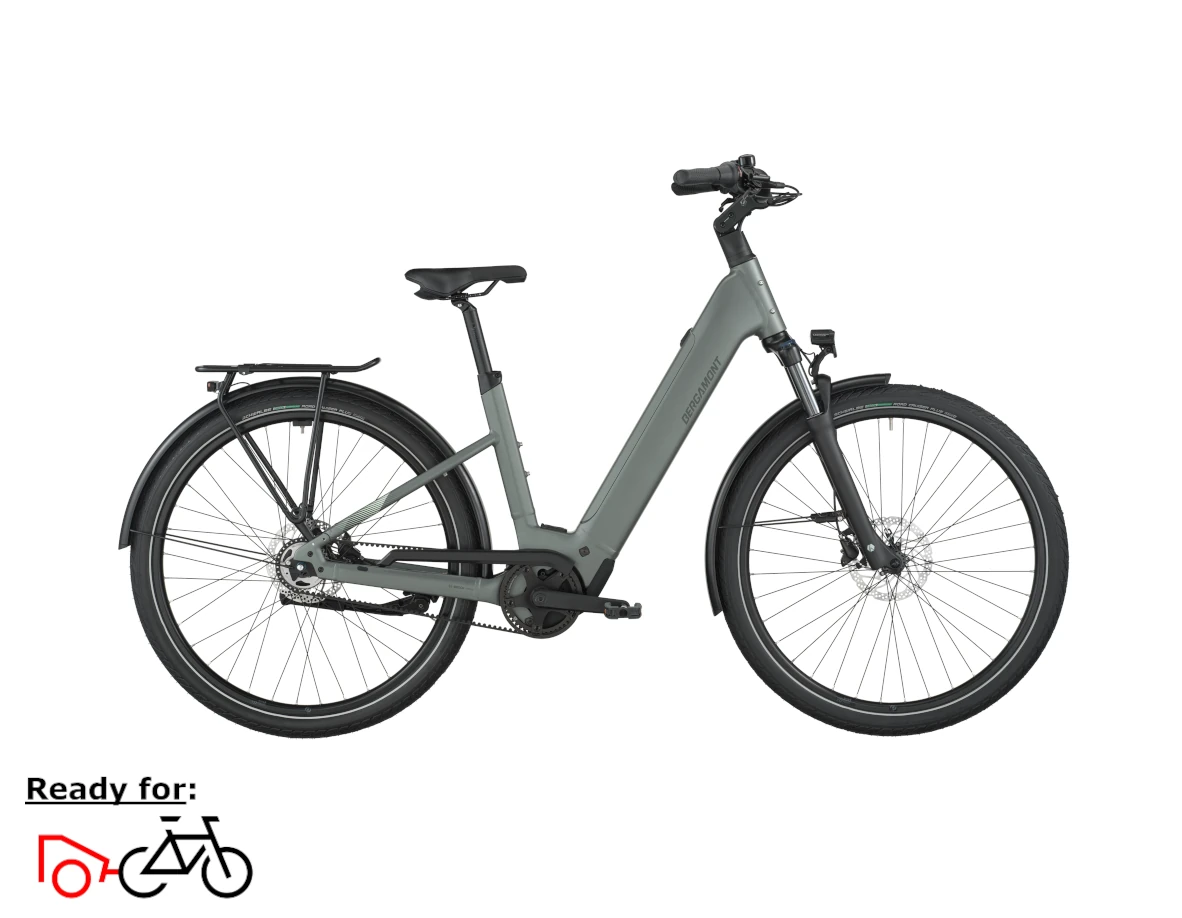 Bergamont E-Horizon Tour 30 Belt, Wave, L - 540WH, Freilauf, highland grey, 28"