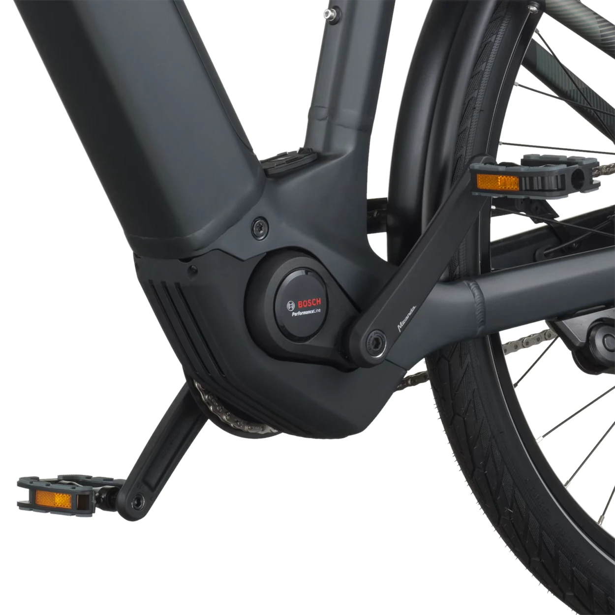 Bergamont E-Horizon Tour 40, Wave, XL - 540WH, Freilauf, flaky black, 28"