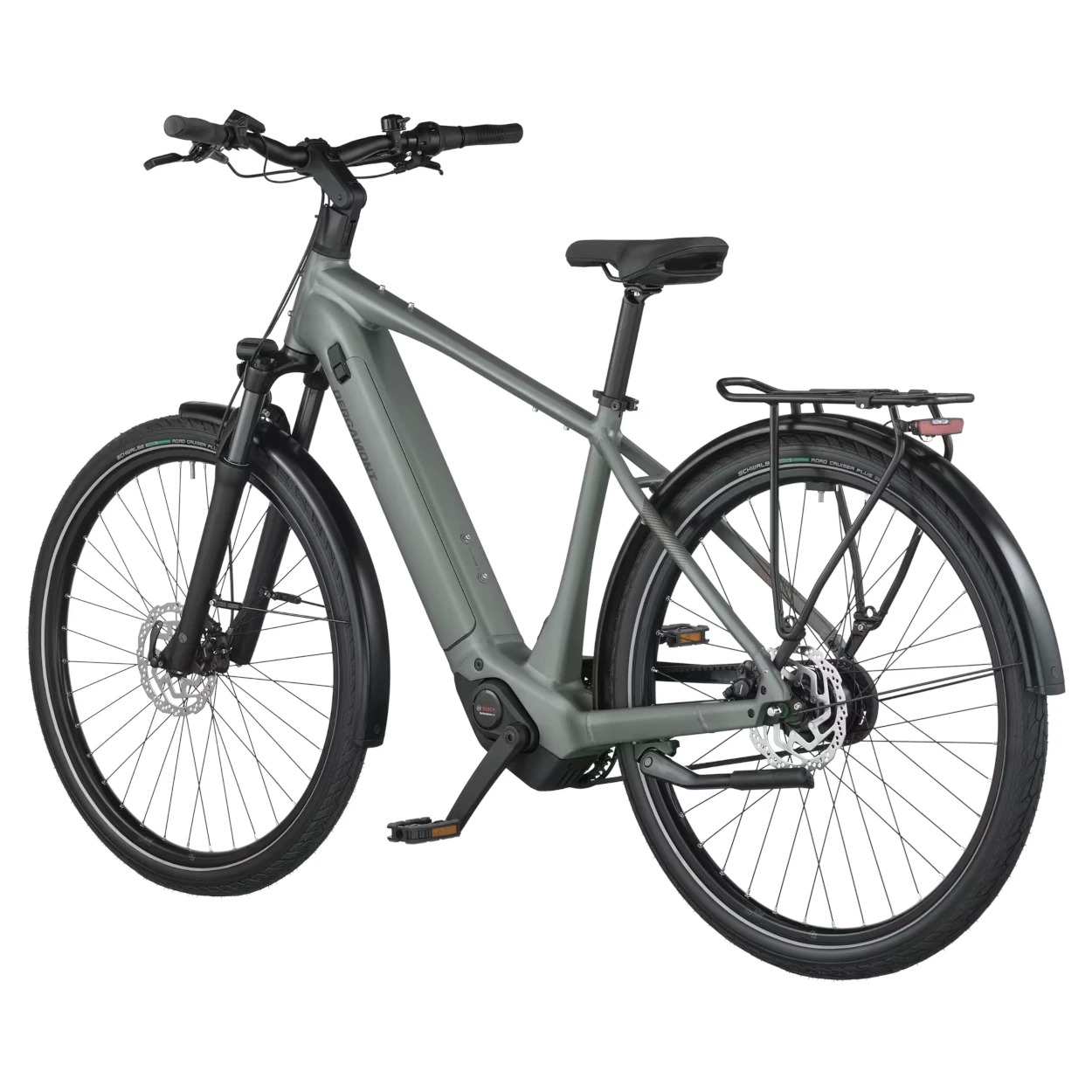 Bergamont E-Horizon Tour 30 Belt, Diamant, XL - 540WH, Freilauf, highland grey, 28"