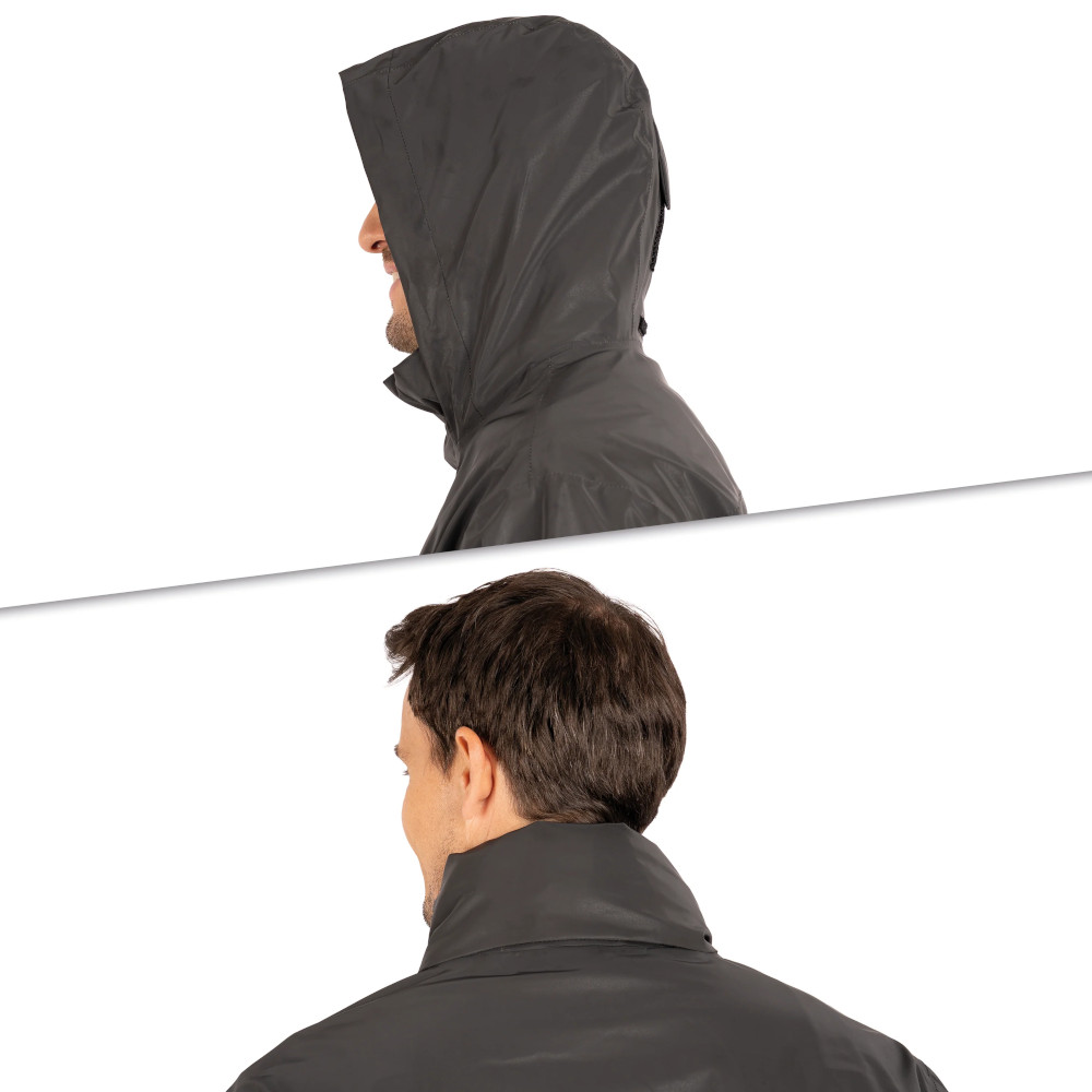 Valkental 3in1 Smart Jacket, Wasserdichte Jacke - mit Fleece, Herren, Reflective/Black, L