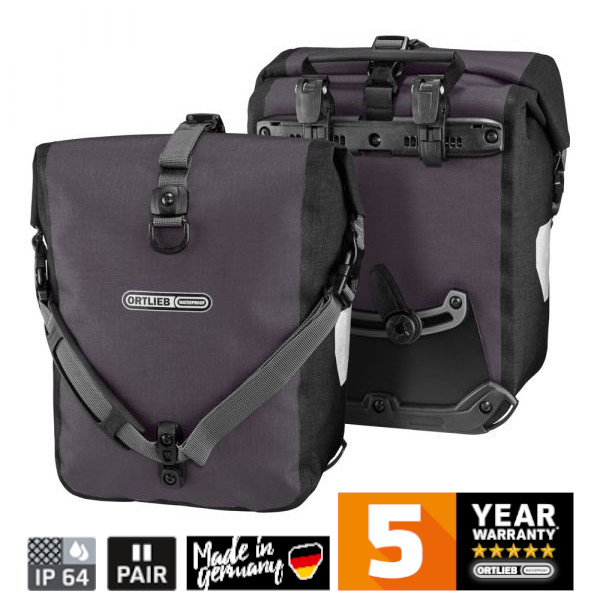 Ortlieb Sport-Roller Plus, granite-black, 25L - Lowrider- oder Hinterradtaschen, PS36C