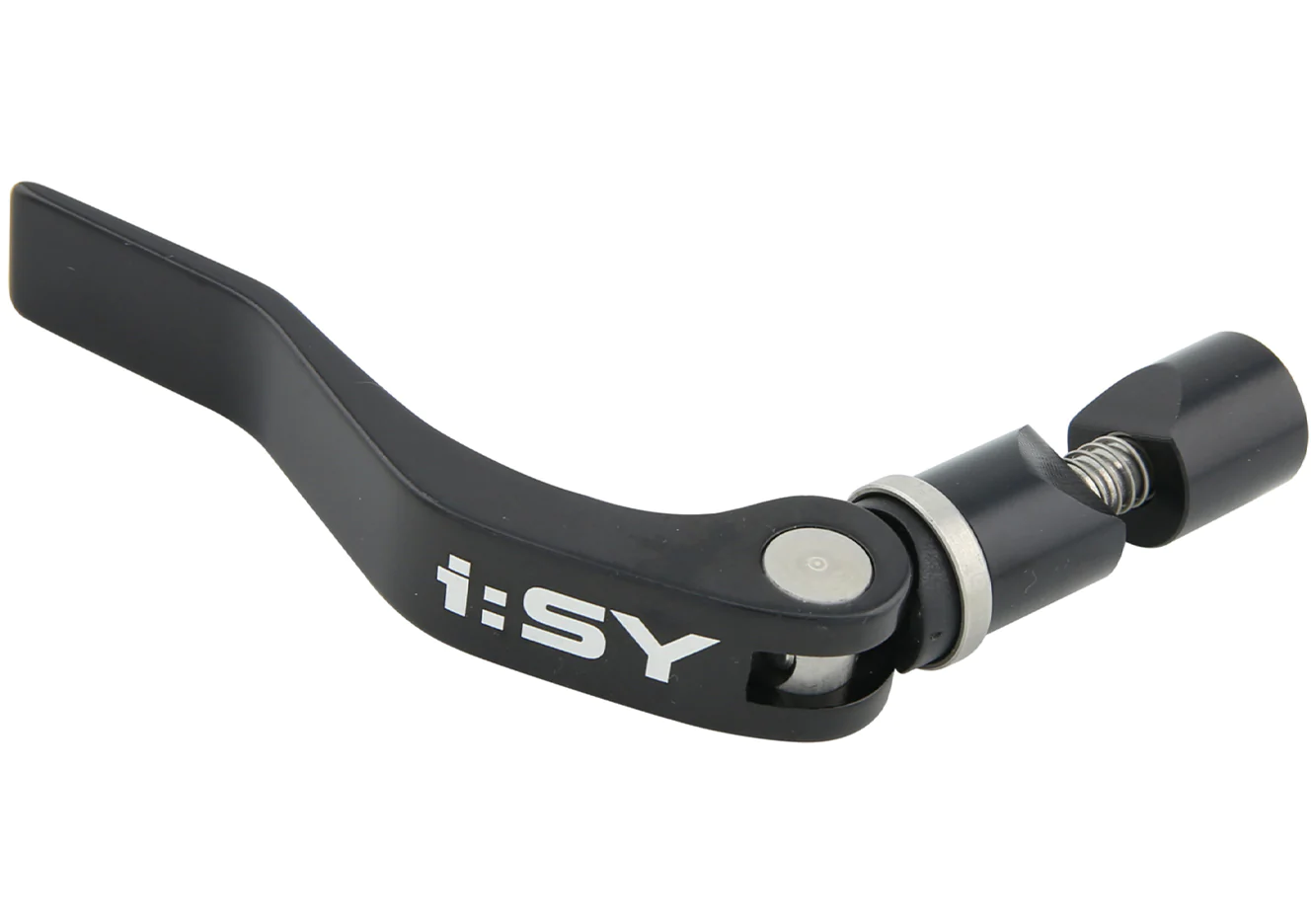 i:SY Sattelschnellspanner 45mm mit i:SY Logo - für das Sattelrohr mit 27,2 mm