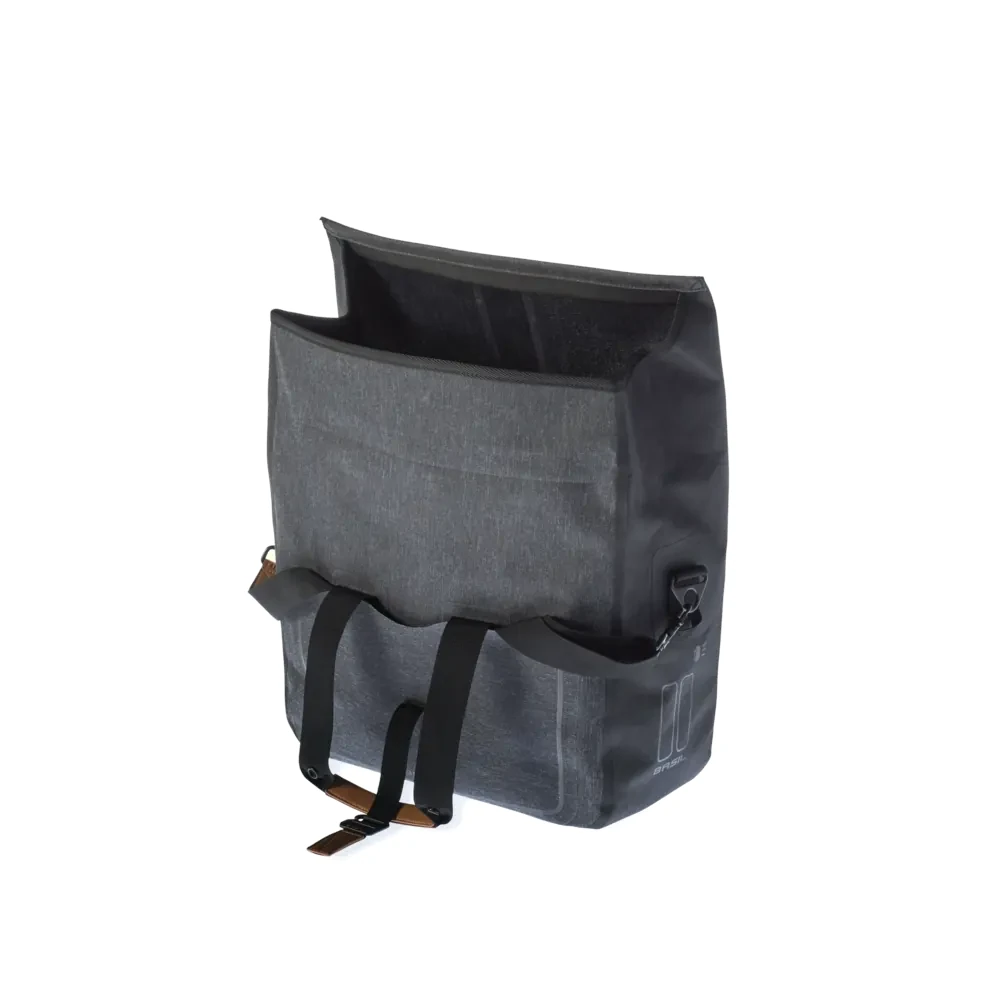 Basil Einzeltasche Urban Dry Business 20l - Charcoal Melee