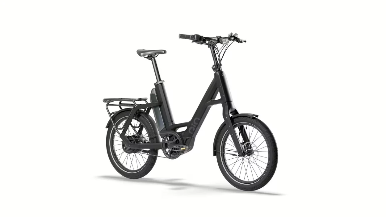 QiO Compact P-E, unisex - 545WH, Freilauf, night black matt, 20"