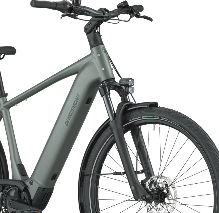 Bergamont E-Horizon Tour 30 Belt, Diamant, L - 540WH, Freilauf, highland grey, 28"