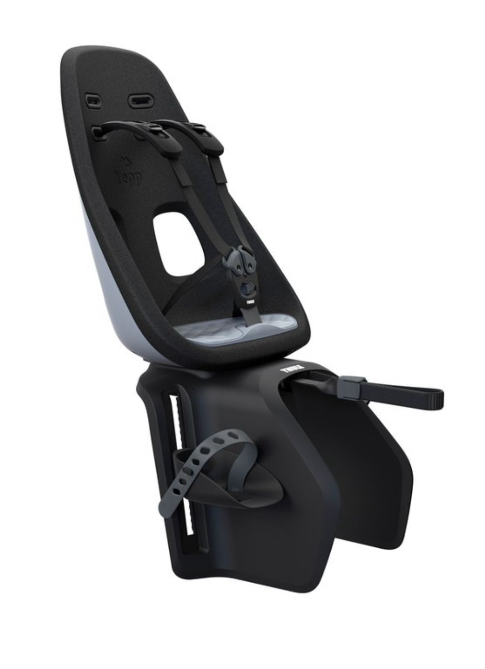 Kindersitz Yepp Nexxt Maxi Kindersitz hinten - grau-schwarz, Gepäckträgermontage