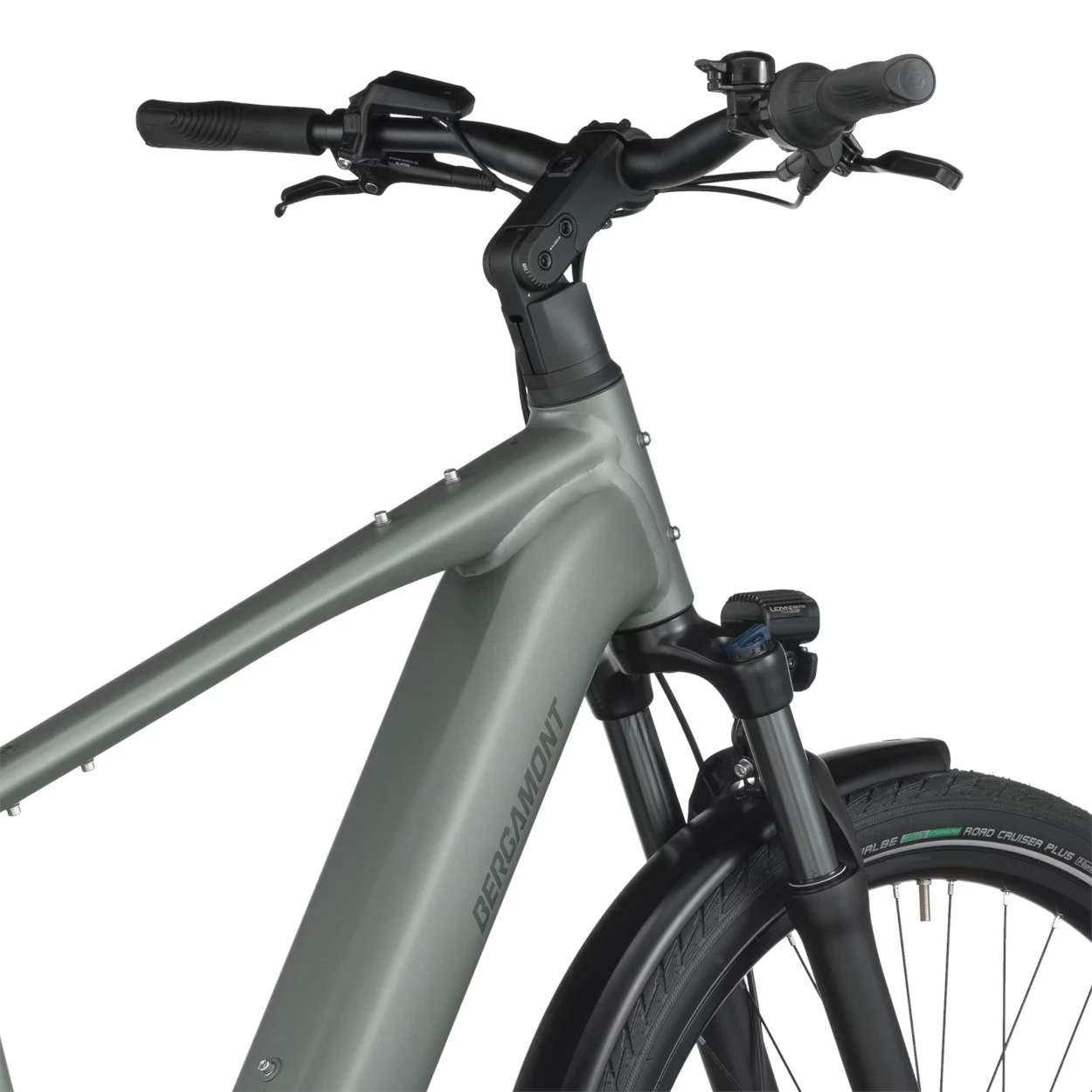 Bergamont E-Horizon Tour 30 Belt, Diamant, XL - 540WH, Freilauf, highland grey, 28"