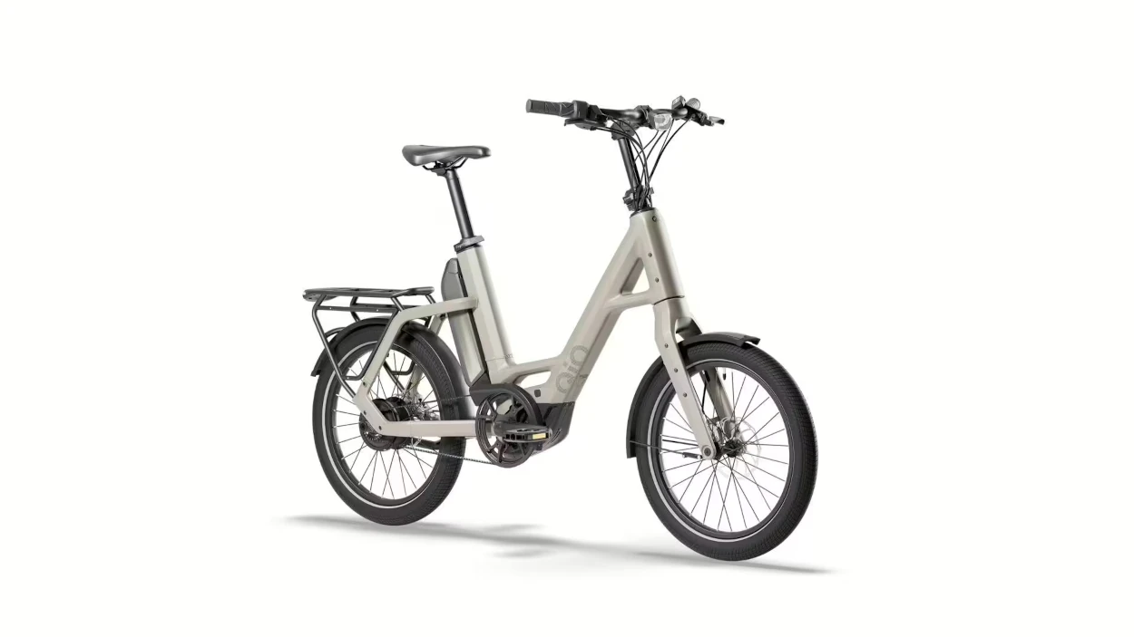 QiO Compact PE, unisex - 545WH, Freilauf, lunar white matt, 20"