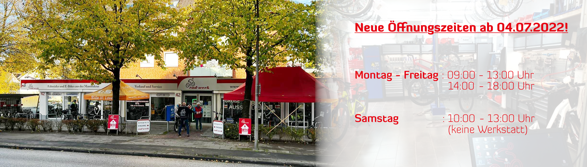 banner eröffnung