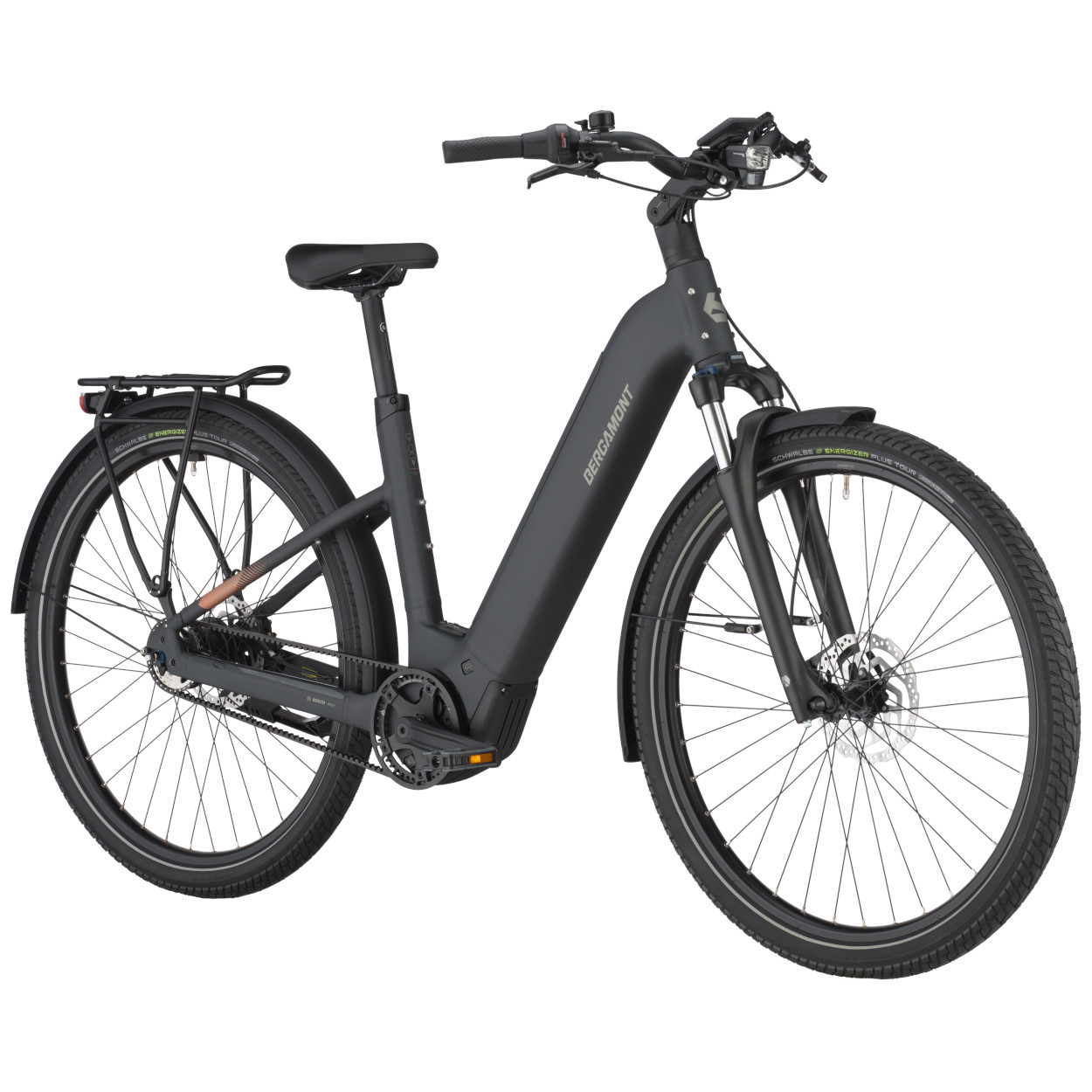 Bergamont E-Horizon Tour 20 Belt, Wave, XL - 600WH, Freilauf, flaky black, 28"
