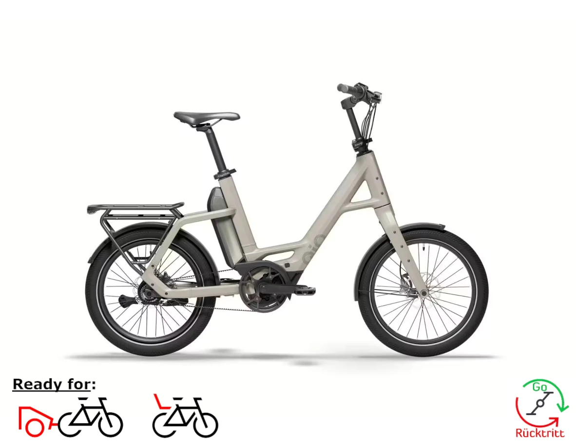 QiO Compact P5, unisex - 545WH, Rücktritt, lunar white matt, 20"