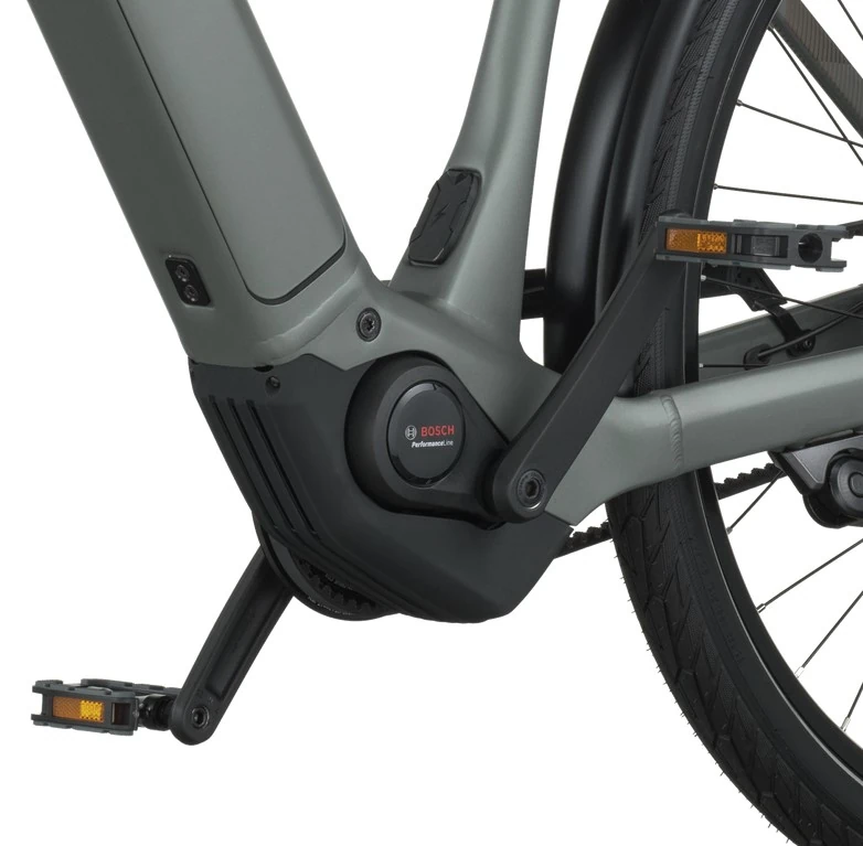 Bergamont E-Horizon Tour 30 Belt, Diamant, L - 540WH, Freilauf, highland grey, 28"