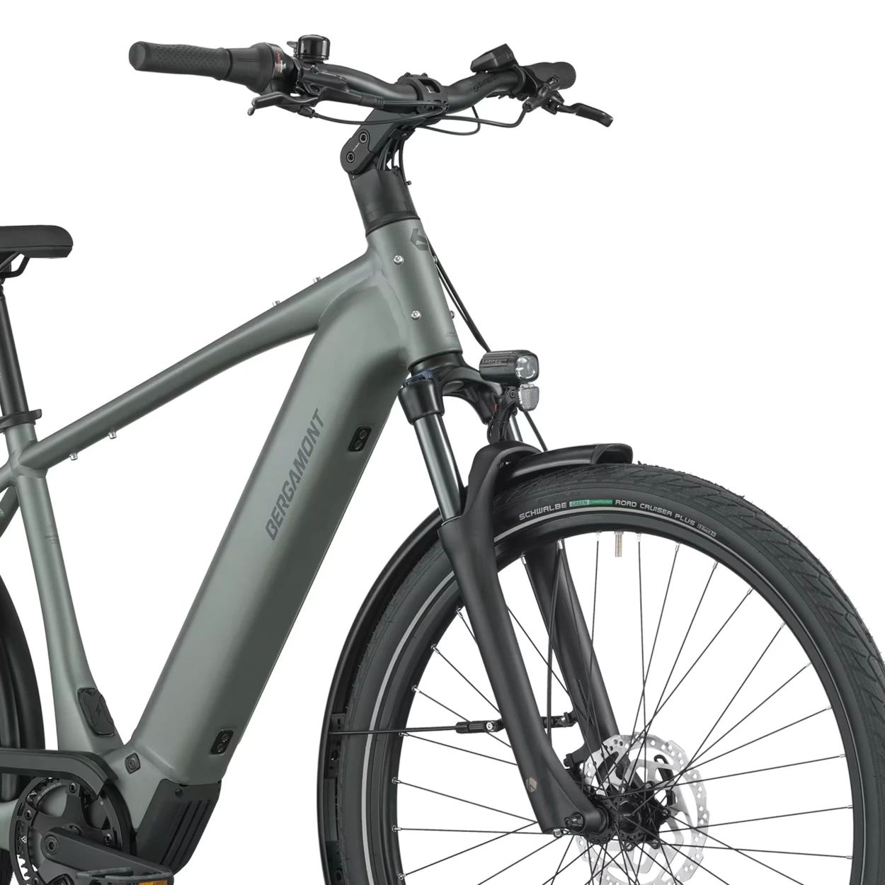 Bergamont E-Horizon Tour 30 Belt, Diamant, XL - 540WH, Freilauf, highland grey, 28"