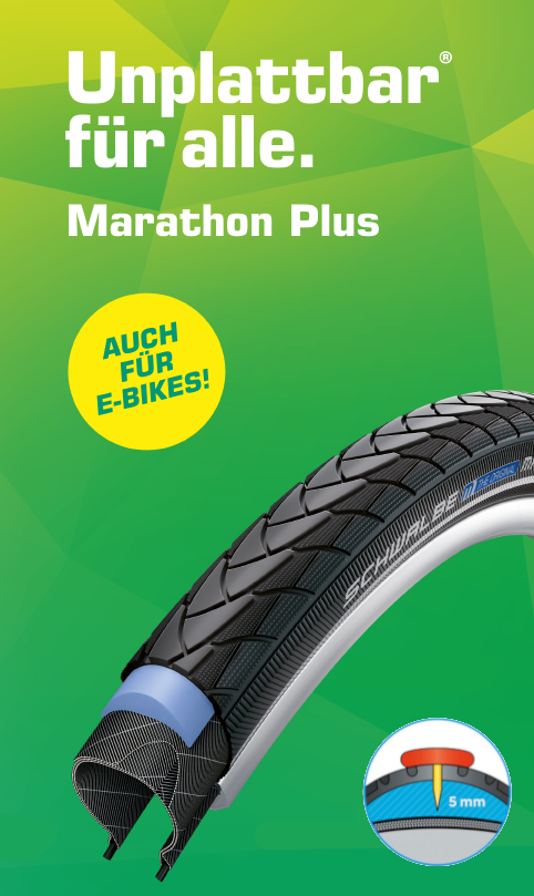 SCHWALBE Reifen "Marathon Plus" 40-622 - sw-TwinSkin Reflektionsstreifen SG EC Drahtreifen