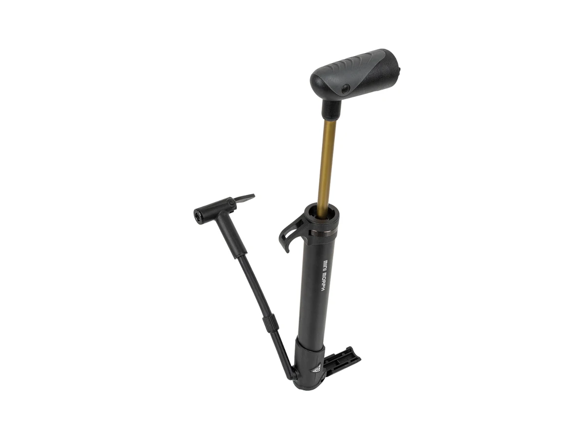 Topeak Mini Morph  -  Leistung:11 bar / 160 - psi;Volumen / Hub: 50 cm³;Kopf: Passend für