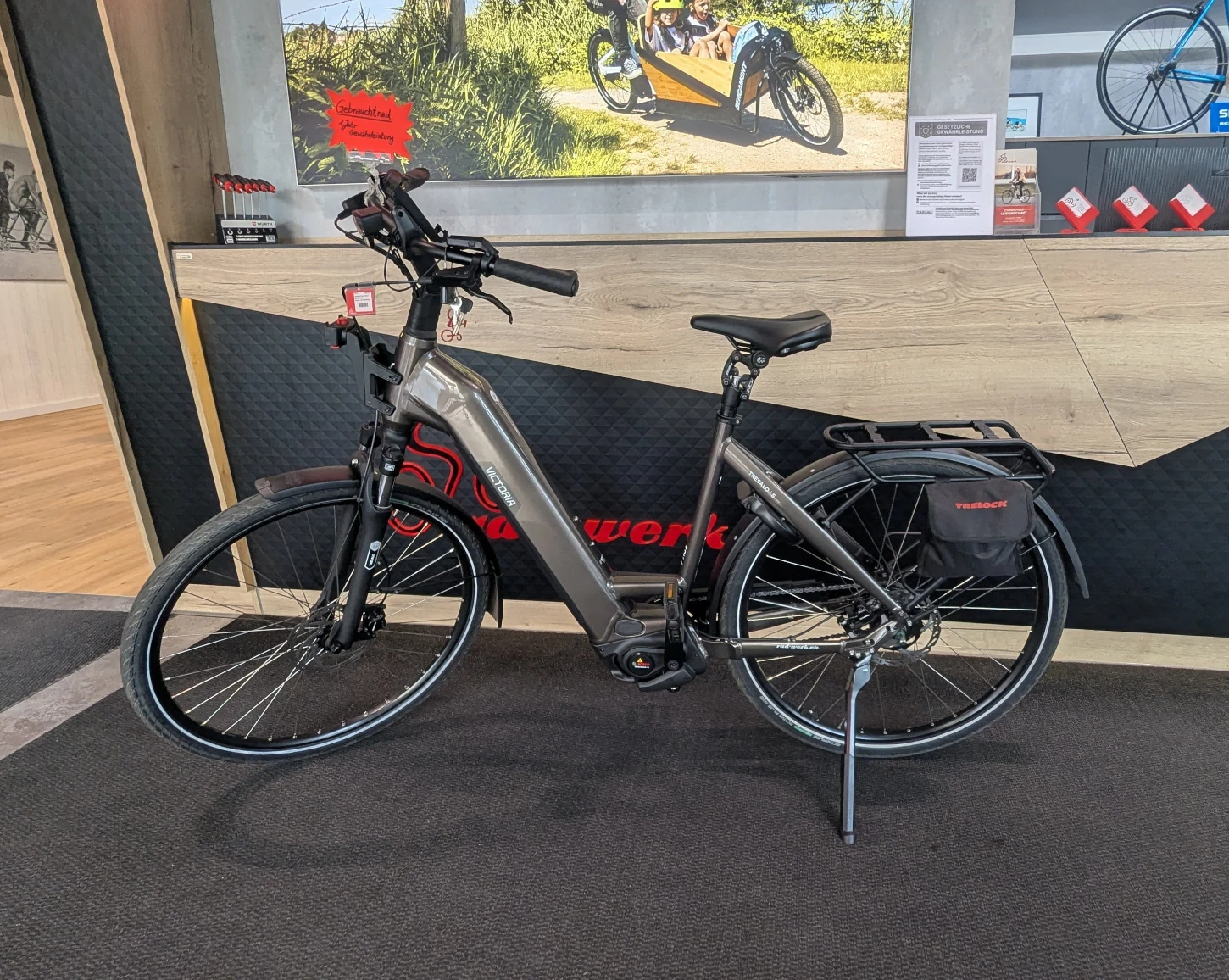 Gebrauchtrad Victoria Tresalo 5, Wave, L52, 28" - 540WH Rücktritt, slate grey, 1 Jahr Gewährleistung