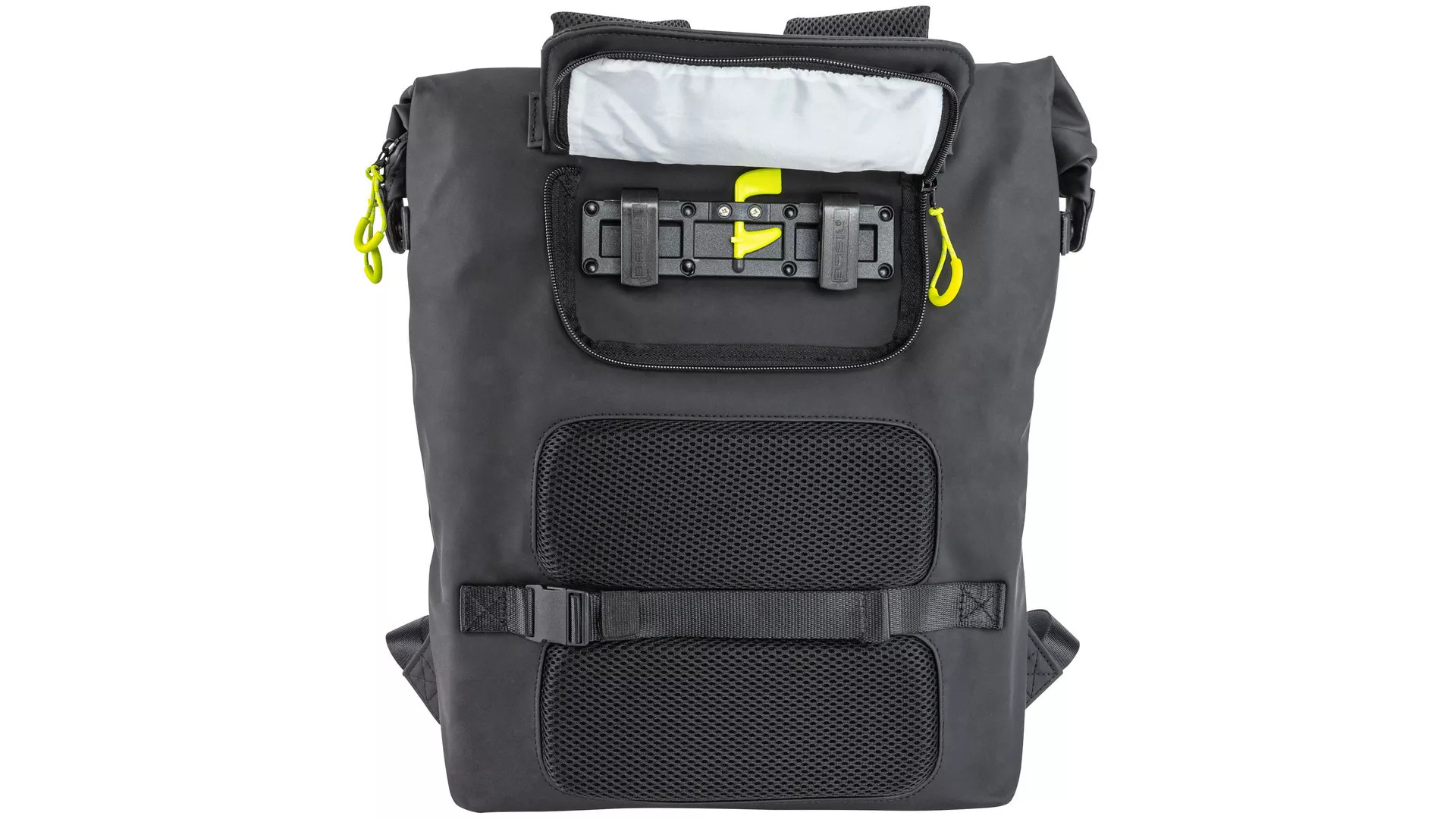 QIO Rucksack "MIKA" mit Hook-On System - Schwarz, Waterproof